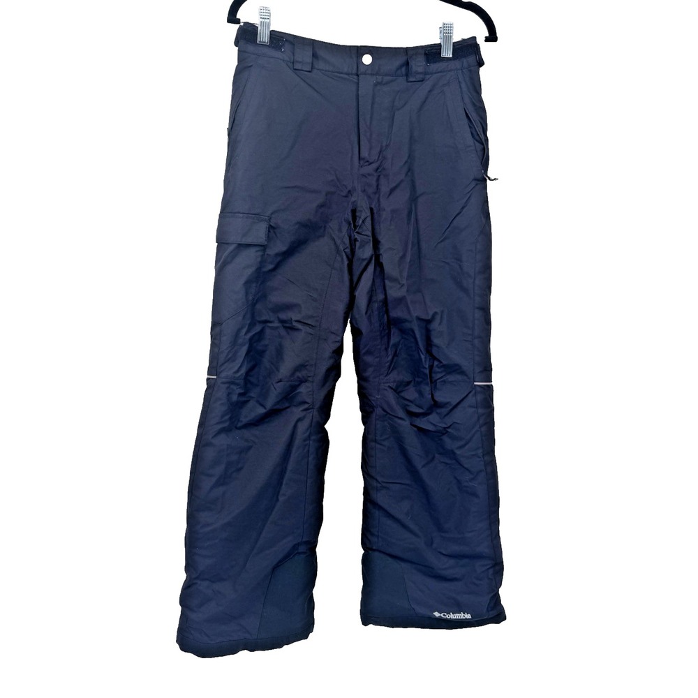 Columbia Bugaboo Ski Pants Kids Large 14/16 Black Omni Heat Lined Snow Snowboard